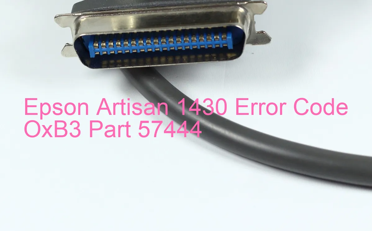 Epson Artisan 1430 Codice di errore OxB3