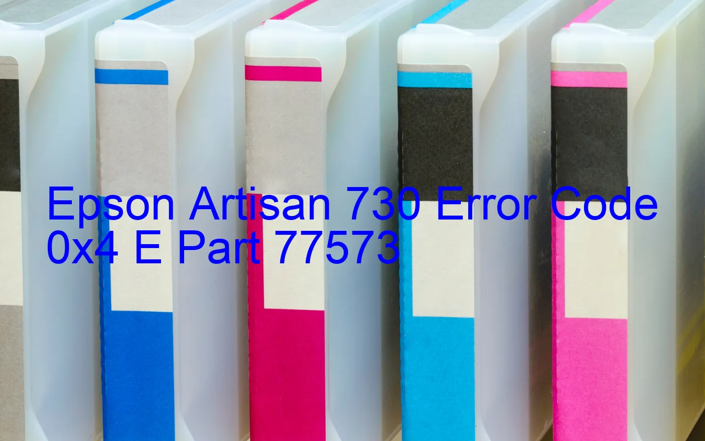 Epson Artisan 730 Codice di errore 0x4 E