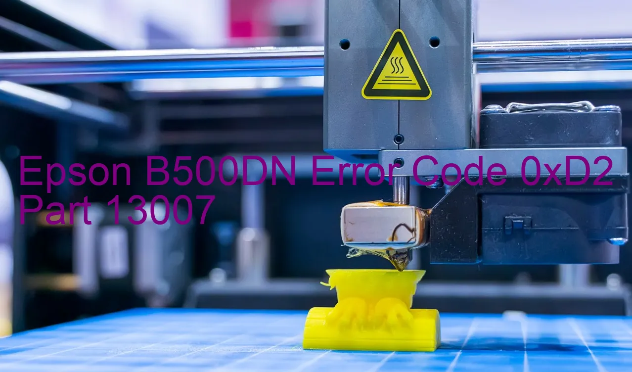 Epson B500DN Codice di errore 0xD2