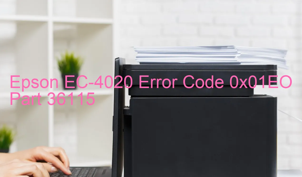 Epson EC-4020 Codice di errore 0x01EO