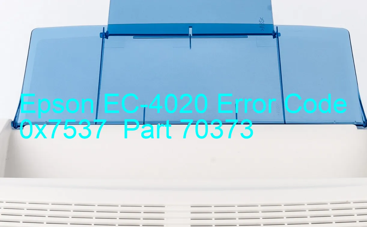 Epson EC-4020 Codice di errore 0x7537