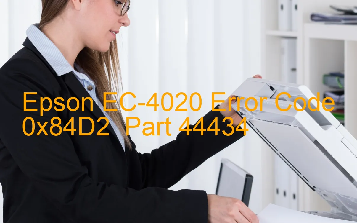 Epson EC-4020 Codice di errore 0x84D2