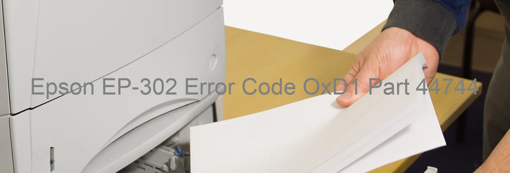 Epson EP-302 Codice di errore OxD1