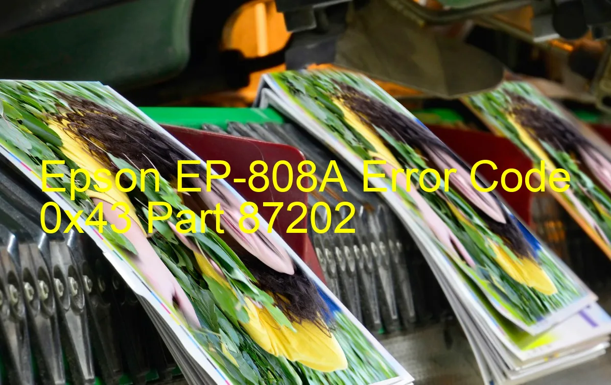 Epson EP-808A Codice di errore 0x43