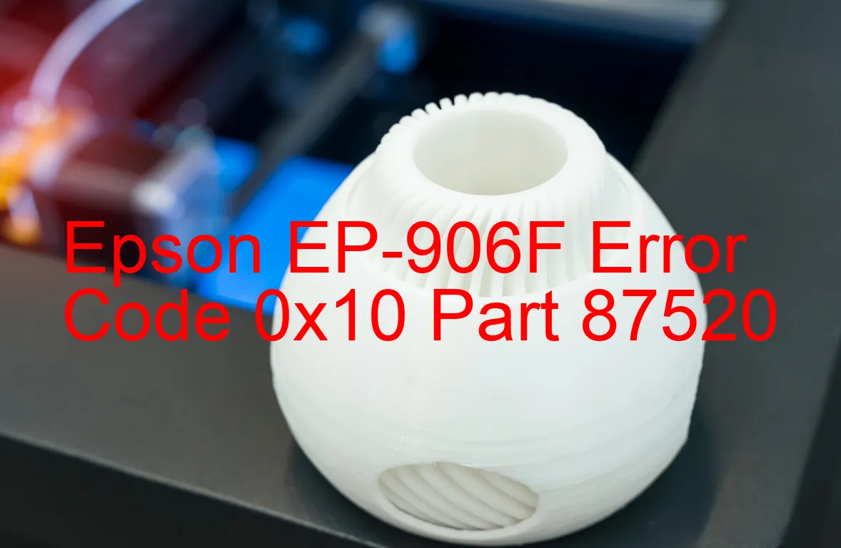 Epson EP-906F Codice di errore 0x10