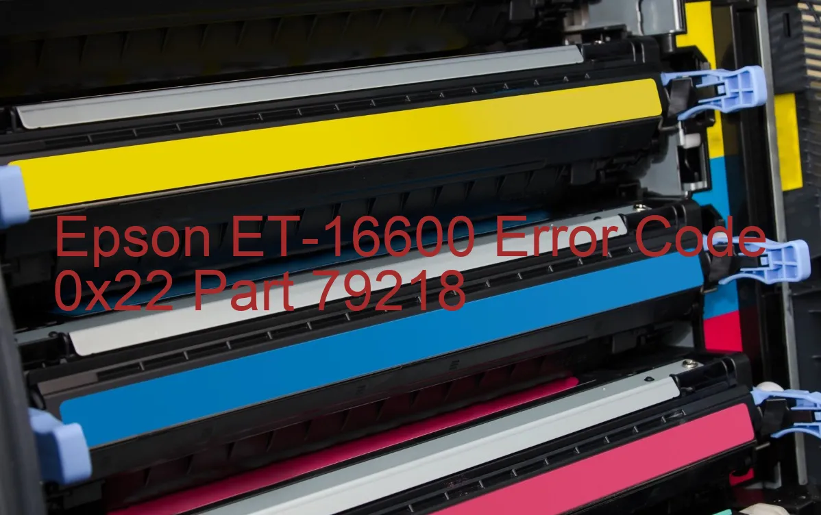 Epson ET-16600 Codice di errore 0x22