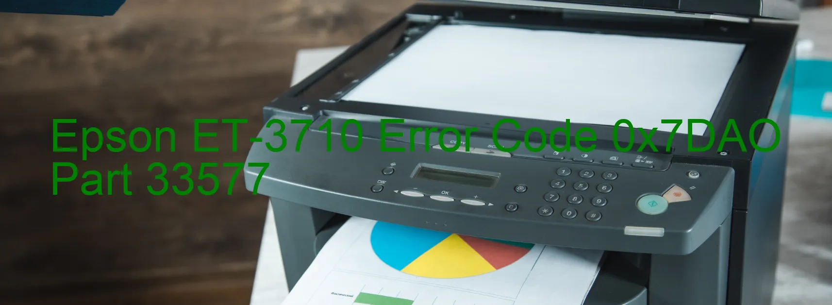 Epson ET-3710 Codice di errore 0x7DAO