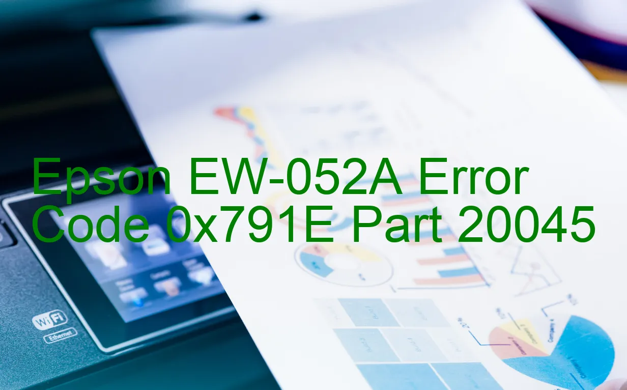 Epson EW-052A Codice di errore 0x791E