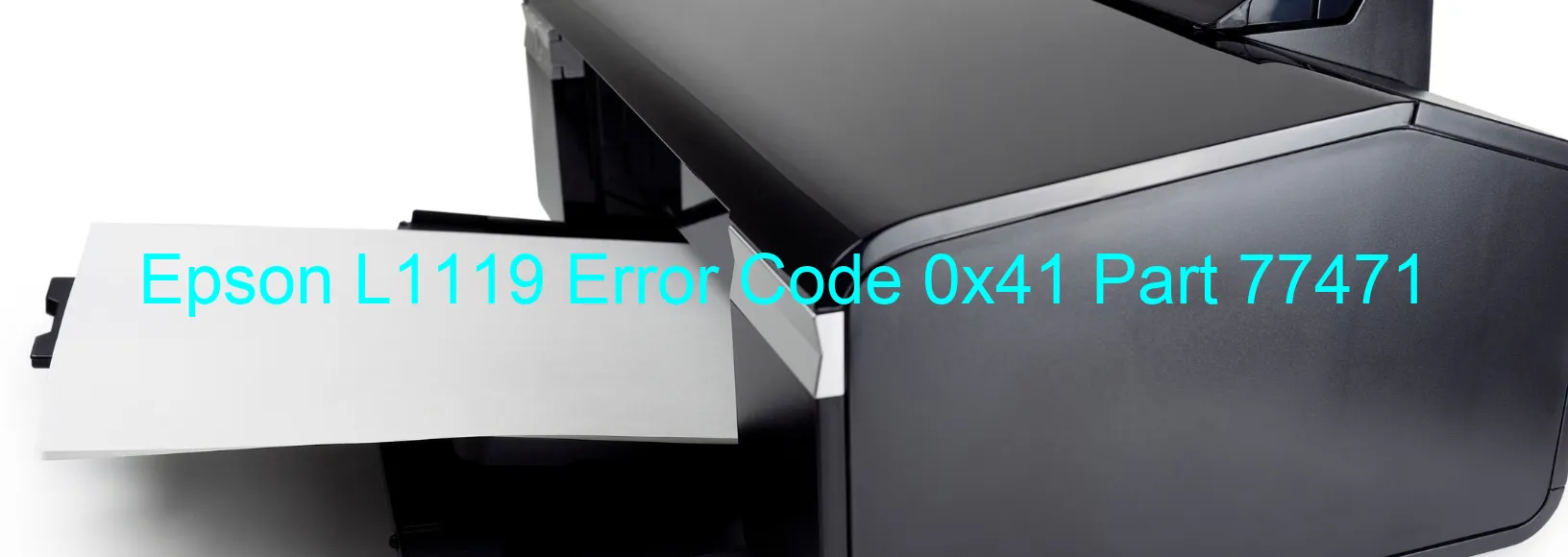 Epson L1119 Codice di errore 0x41