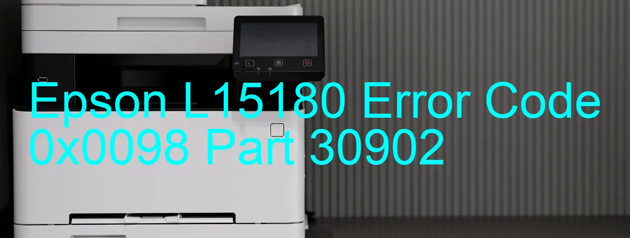 Epson L15180 Codice di errore 0x0098