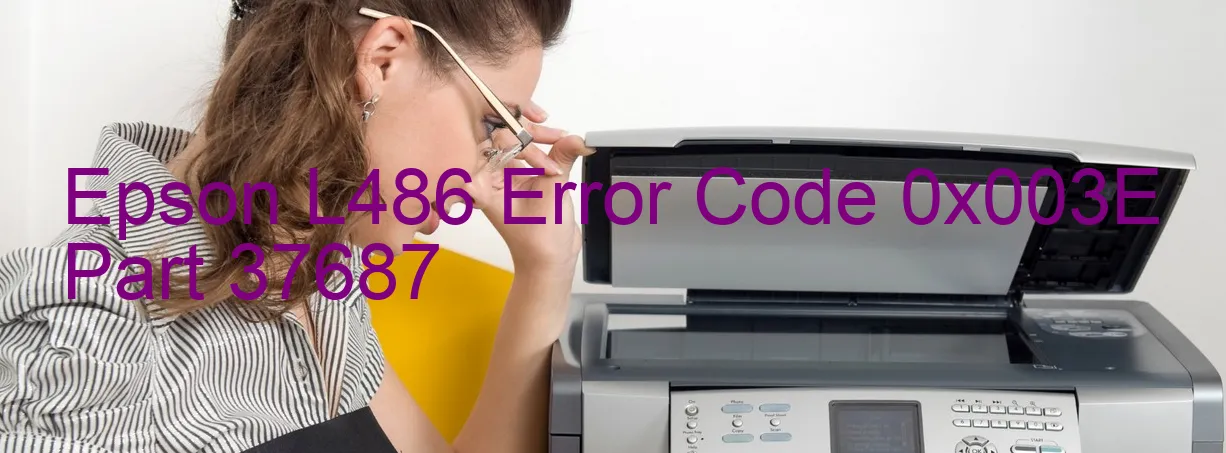 Epson L486 Codice di errore 0x003E