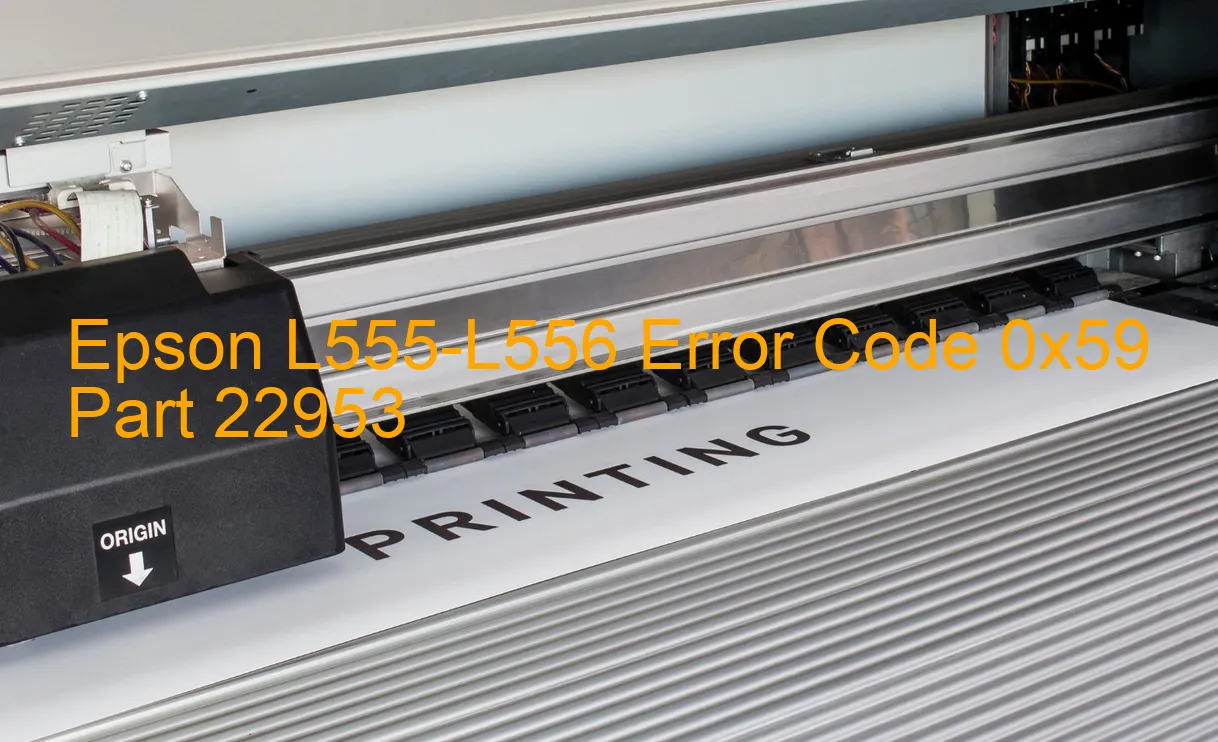 Epson L555-L556 Codice di errore 0x59