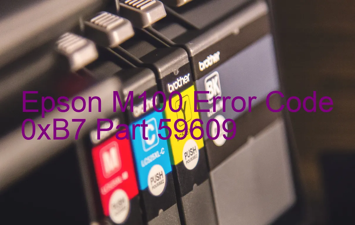 Epson M100 Codice di errore 0xB7