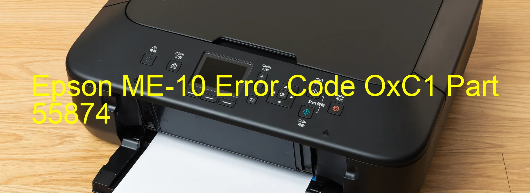 Epson ME-10 Codice di errore OxC1