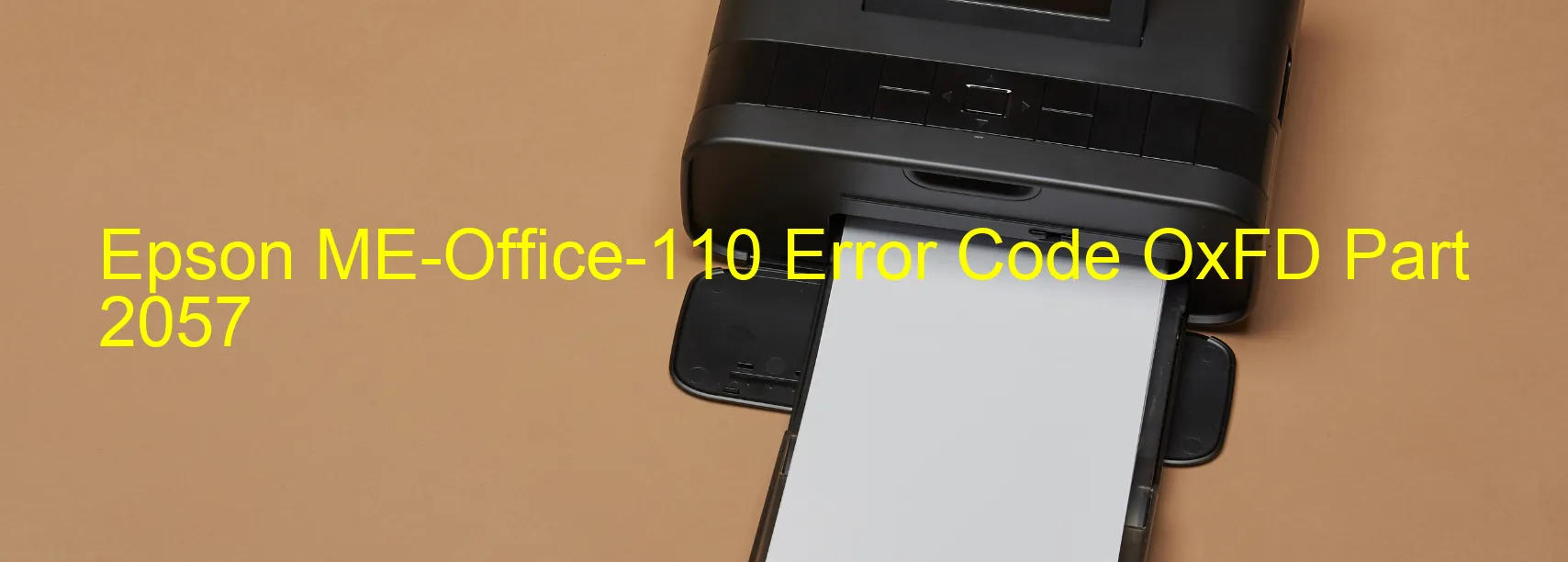 Epson ME-Office-110 Codice di errore OxFD