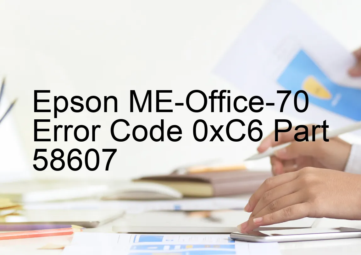 Epson ME-Office-70 Codice di errore 0xC6