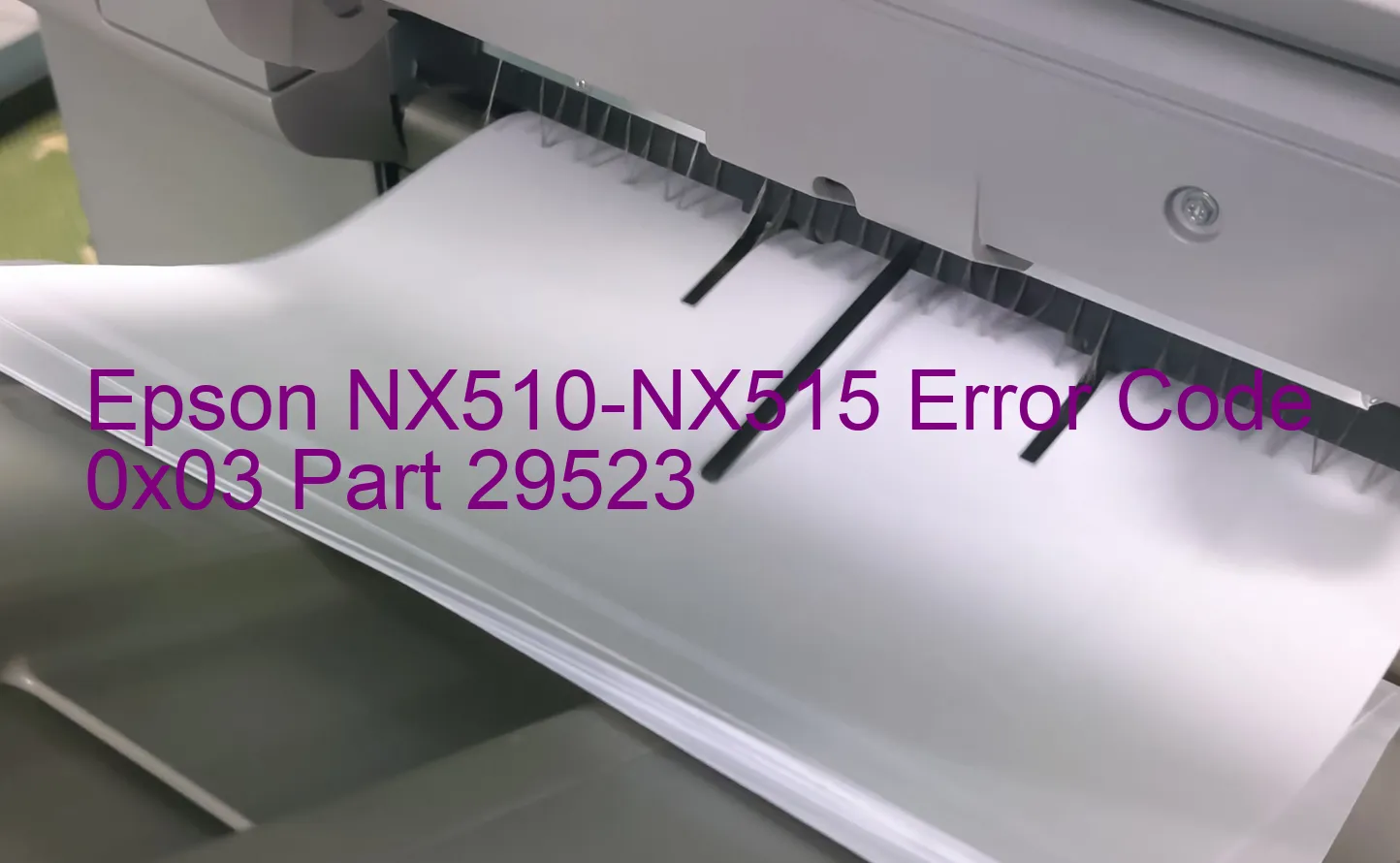 Epson NX510-NX515 Codice di errore 0x03