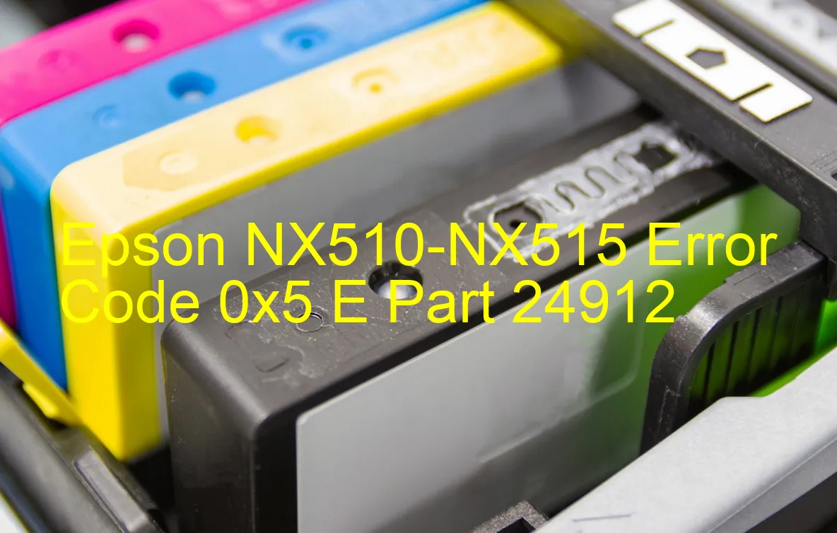 Epson NX510-NX515 Codice di errore 0x5 E