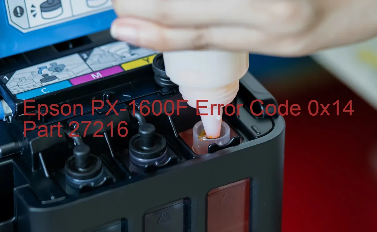 Epson PX-1600F Codice di errore 0x14