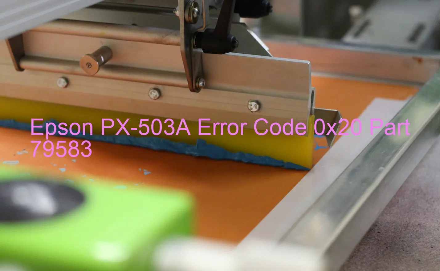 Epson PX-503A Codice di errore 0x20