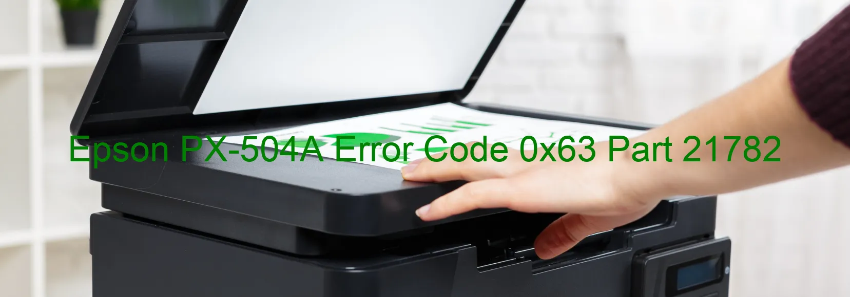 Epson PX-504A Codice di errore 0x63