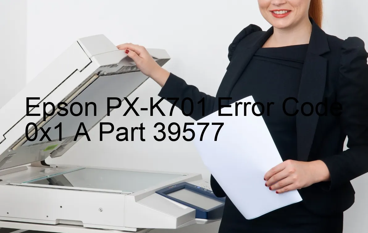 Epson PX-K701 Codice di errore 0x1 A