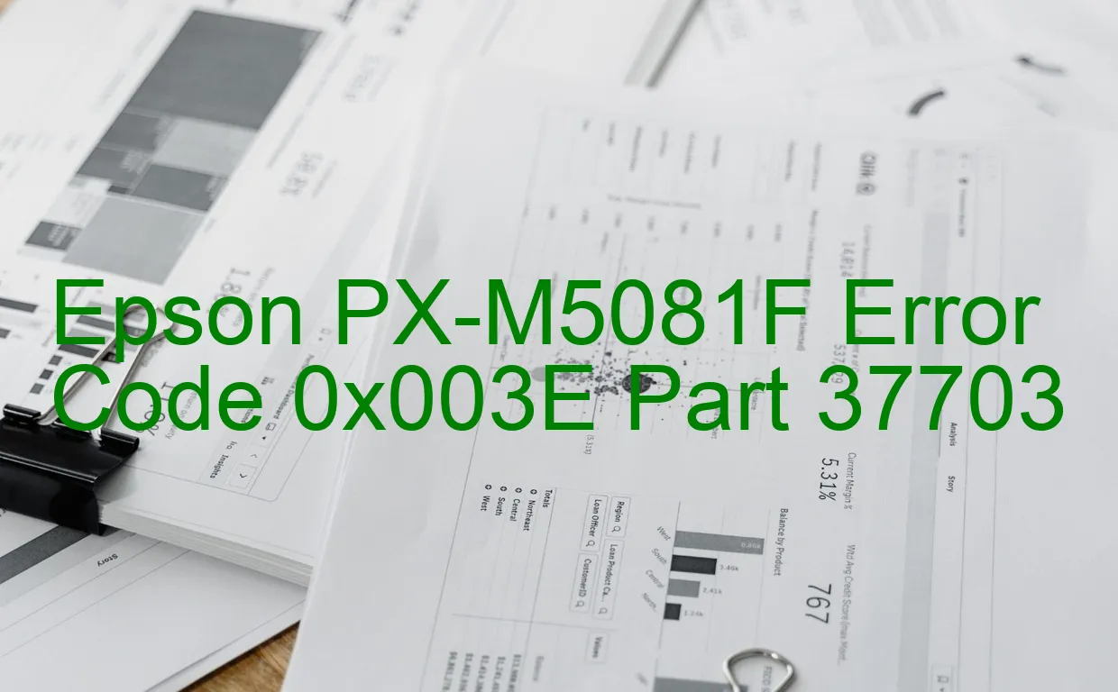 Epson PX-M5081F Codice di errore 0x003E