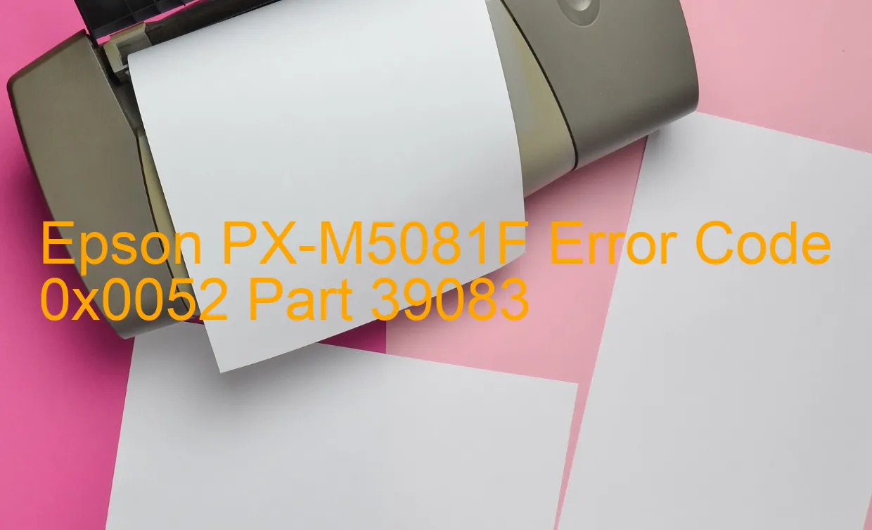 Epson PX-M5081F Codice di errore 0x0052