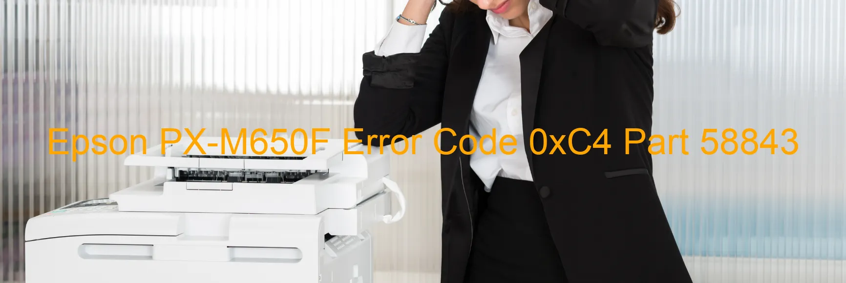 Epson PX-M650F Codice di errore 0xC4