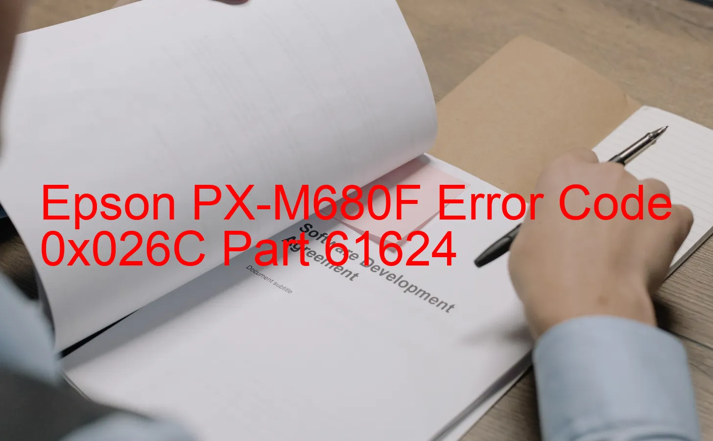 Epson PX-M680F Codice di errore 0x026C