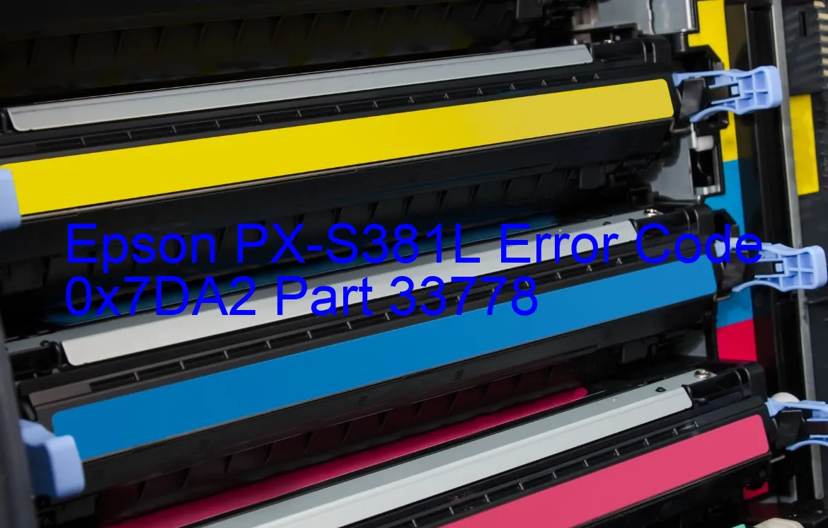 Epson PX-S381L Codice di errore 0x7DA2