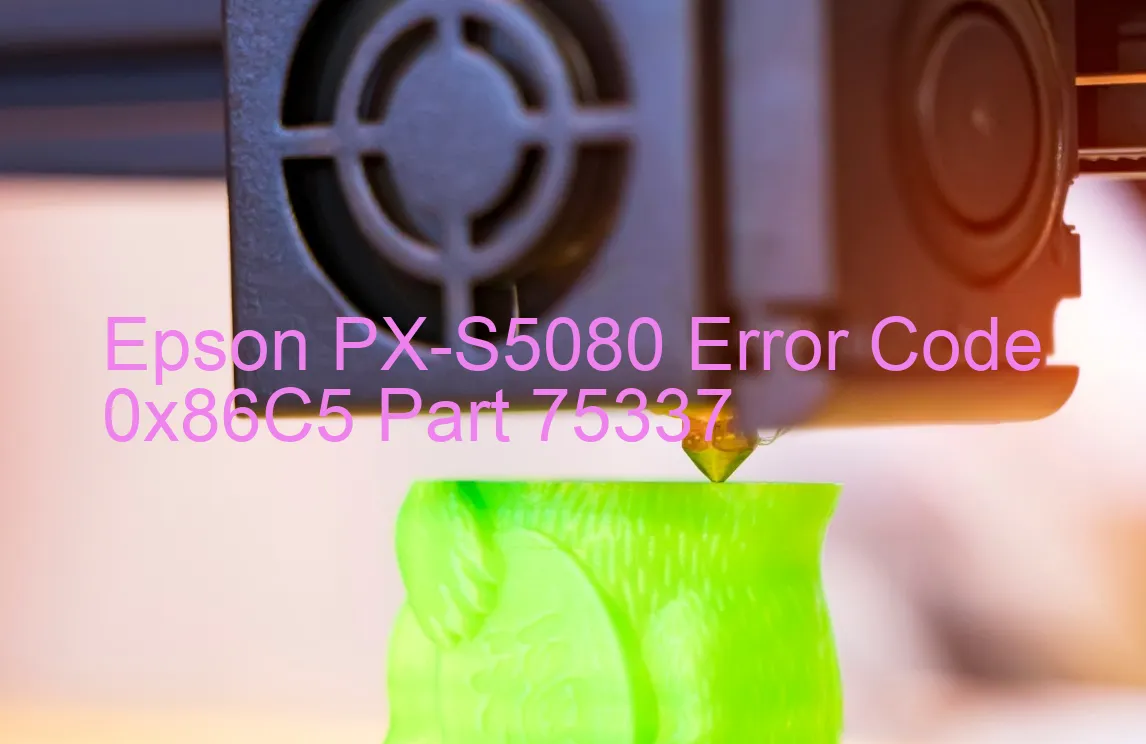 Epson PX-S5080 Codice di errore 0x86C5