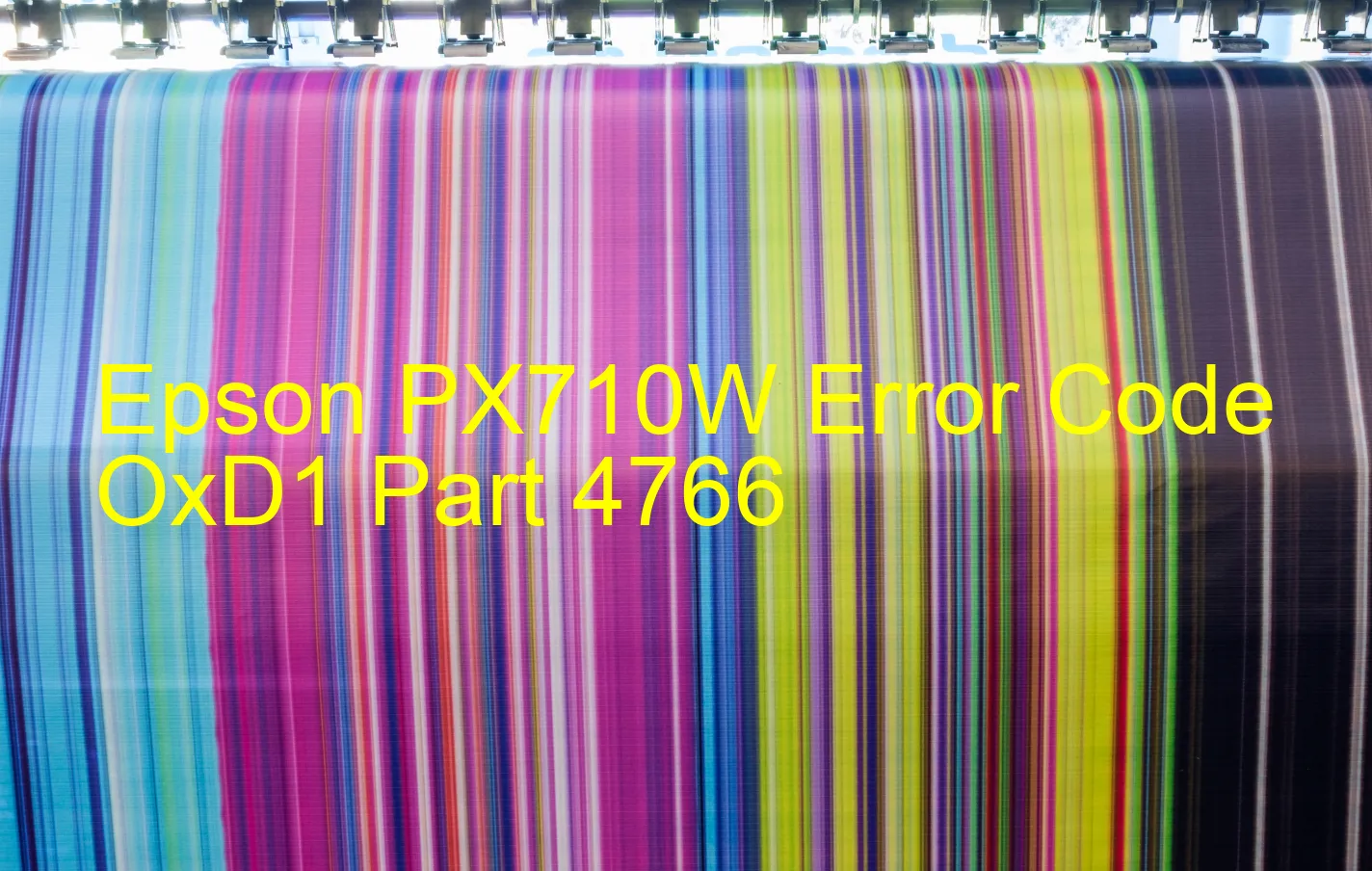 Epson PX710W Codice di errore OxD1