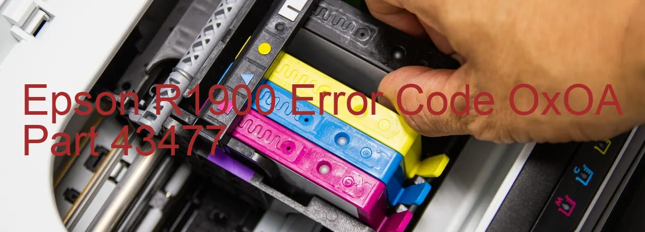 Epson R1900 Codice di errore OxOA