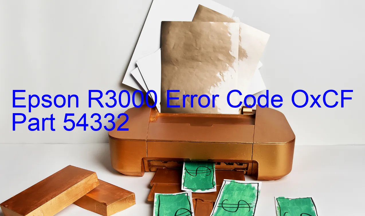 Epson R3000 Codice di errore OxCF