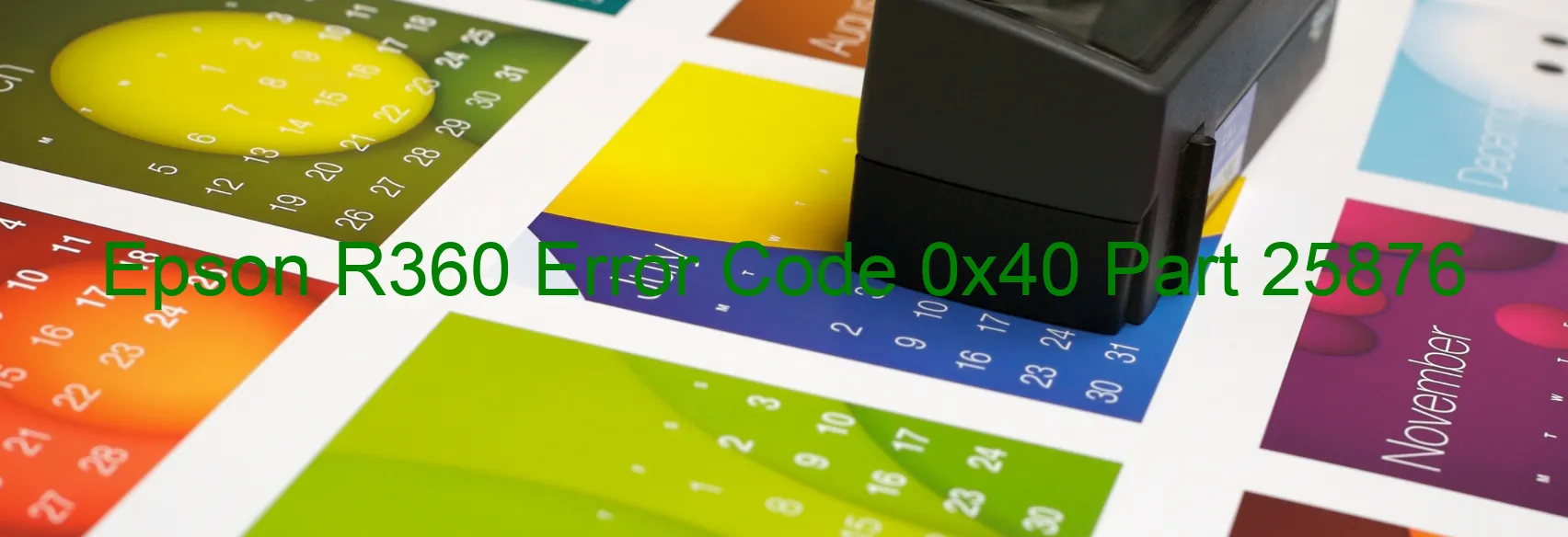 Epson R360 Codice di errore 0x40