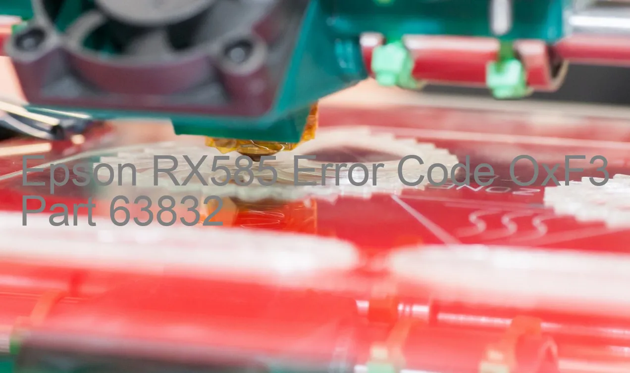 Epson RX585 Codice di errore OxF3