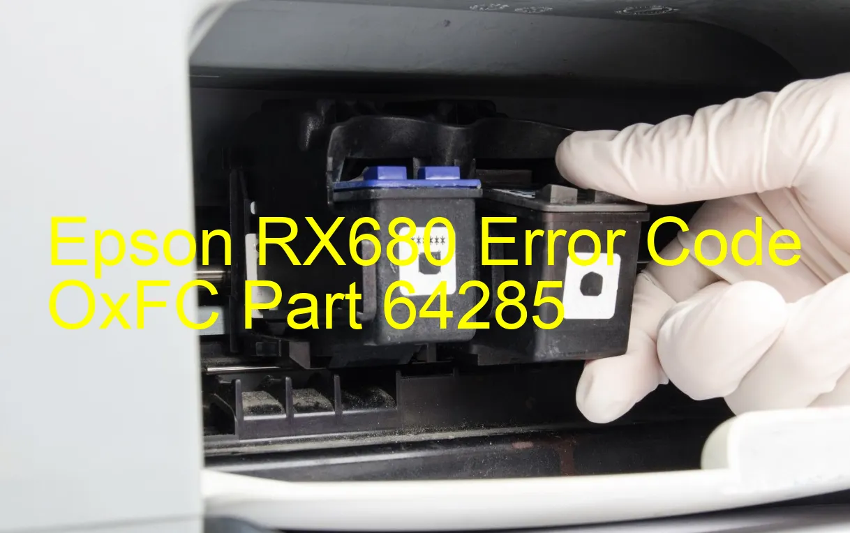 Epson RX680 Codice di errore OxFC