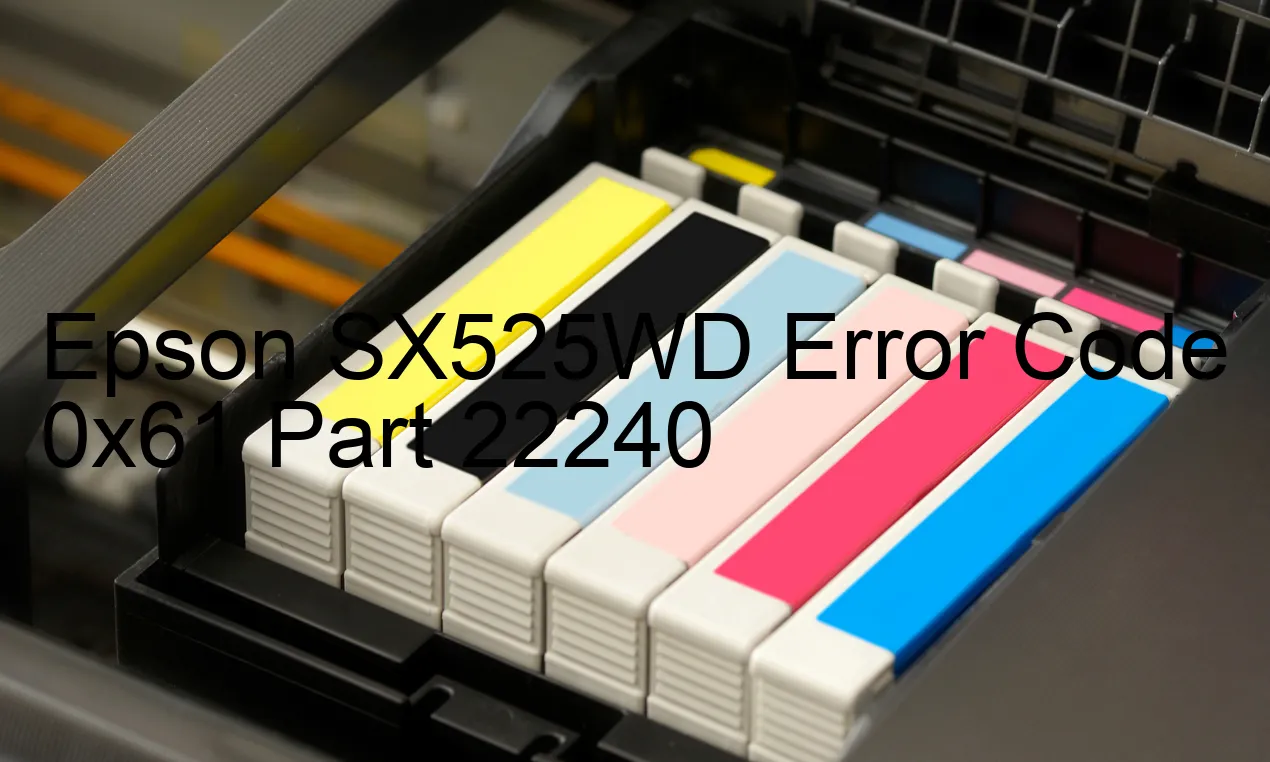 Epson SX525WD Codice di errore 0x61