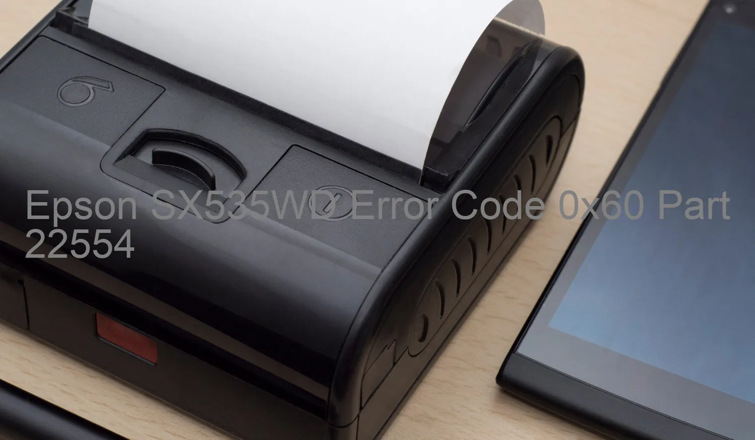 Epson SX535WD Codice di errore 0x60