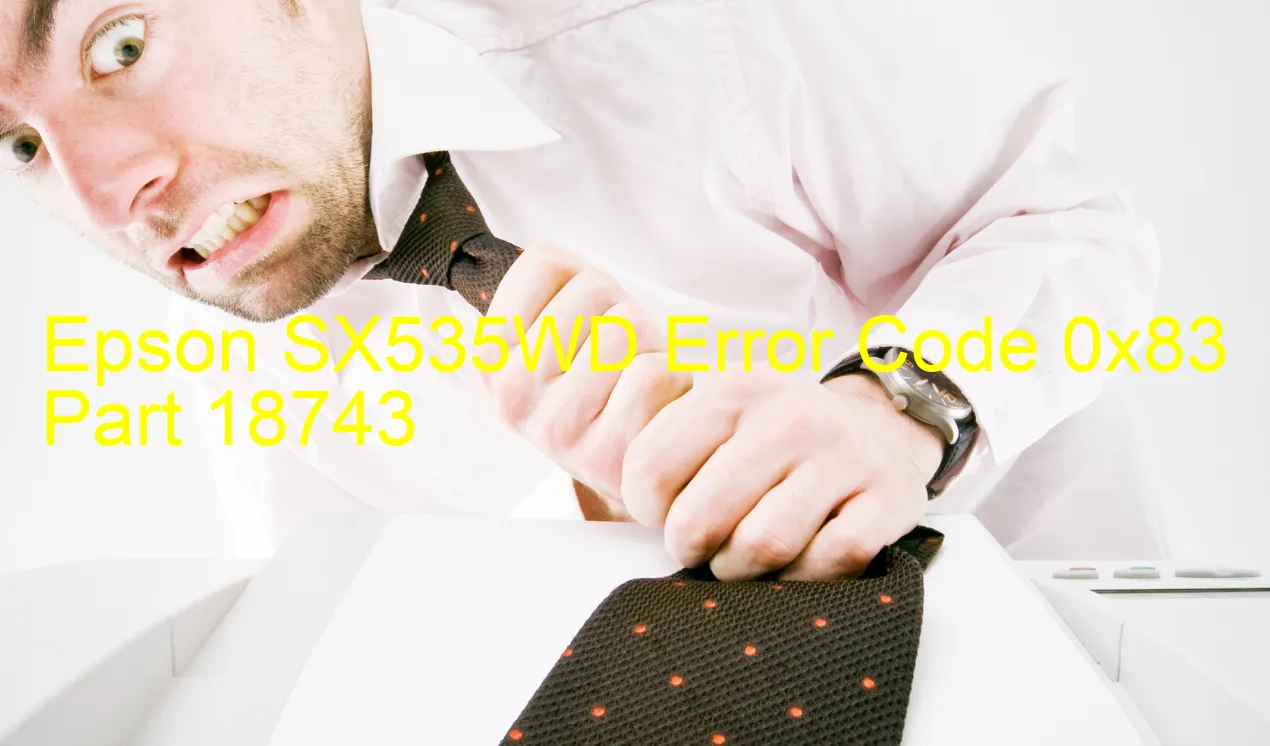 Epson SX535WD Codice di errore 0x83