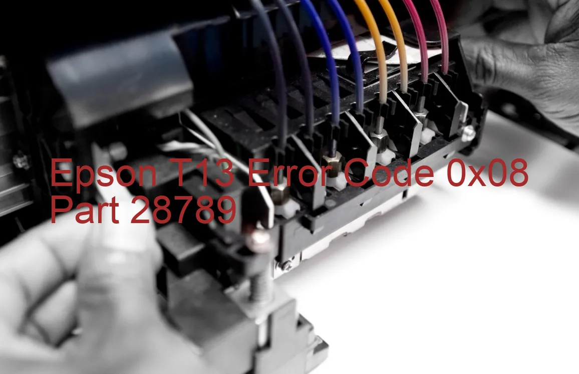 Epson T13 Codice di errore 0x08