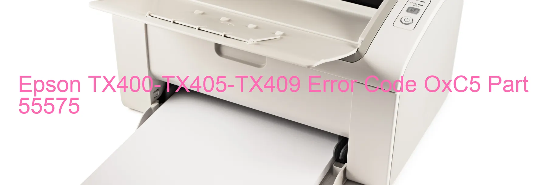 Epson TX400-TX405-TX409 Codice di errore OxC5