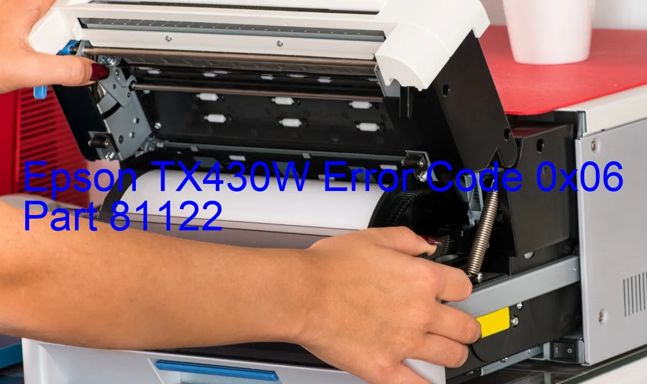 Epson TX430W Codice di errore 0x06