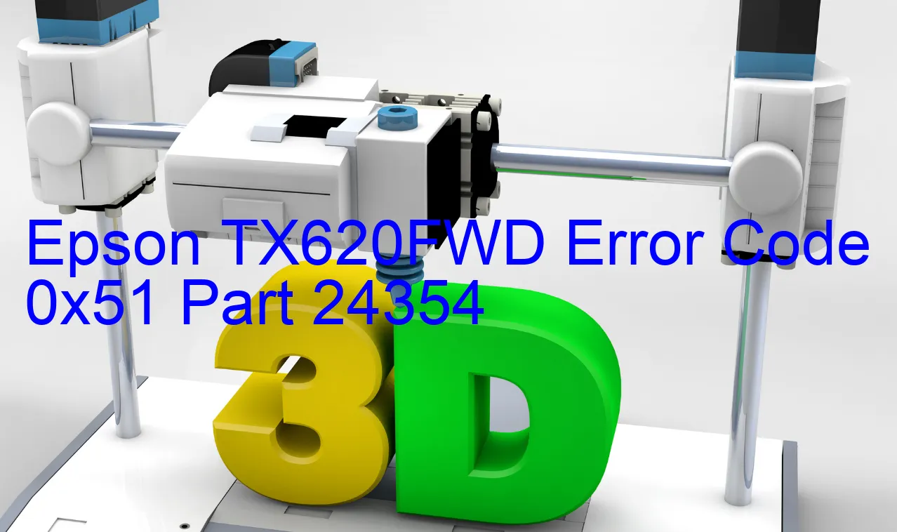 Epson TX620FWD Codice di errore 0x51