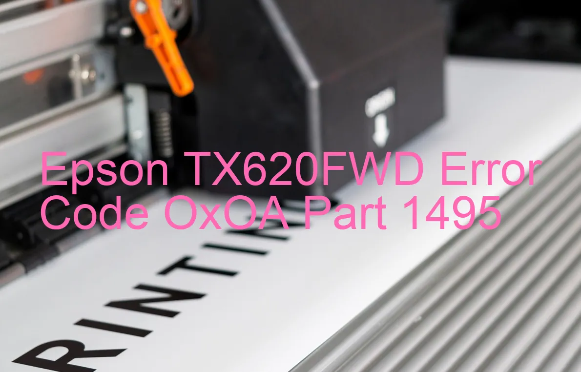 Epson TX620FWD Codice di errore OxOA