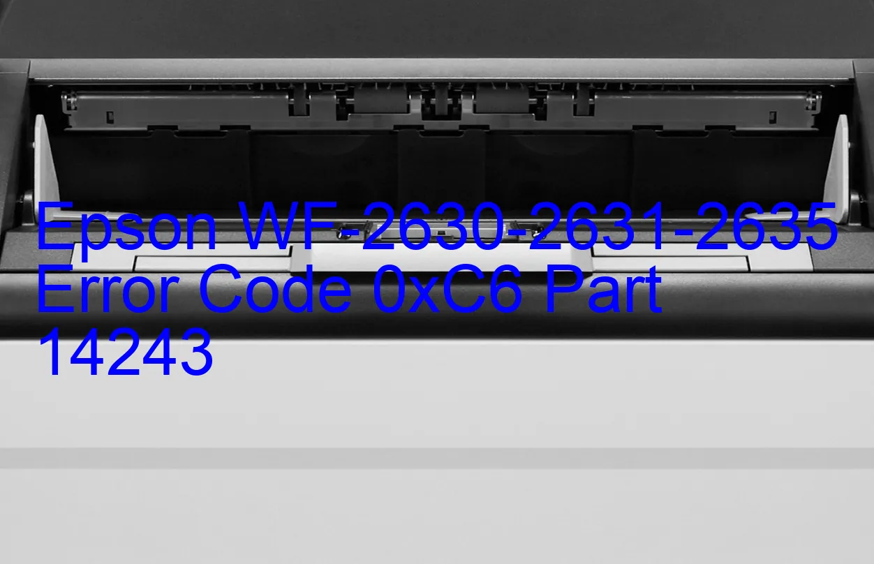 Epson WF-2630-2631-2635 Codice di errore 0xC6