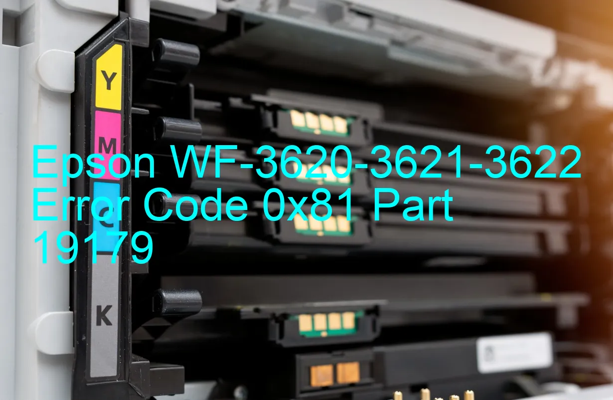 Epson WF-3620-3621-3622 Codice di errore 0x81