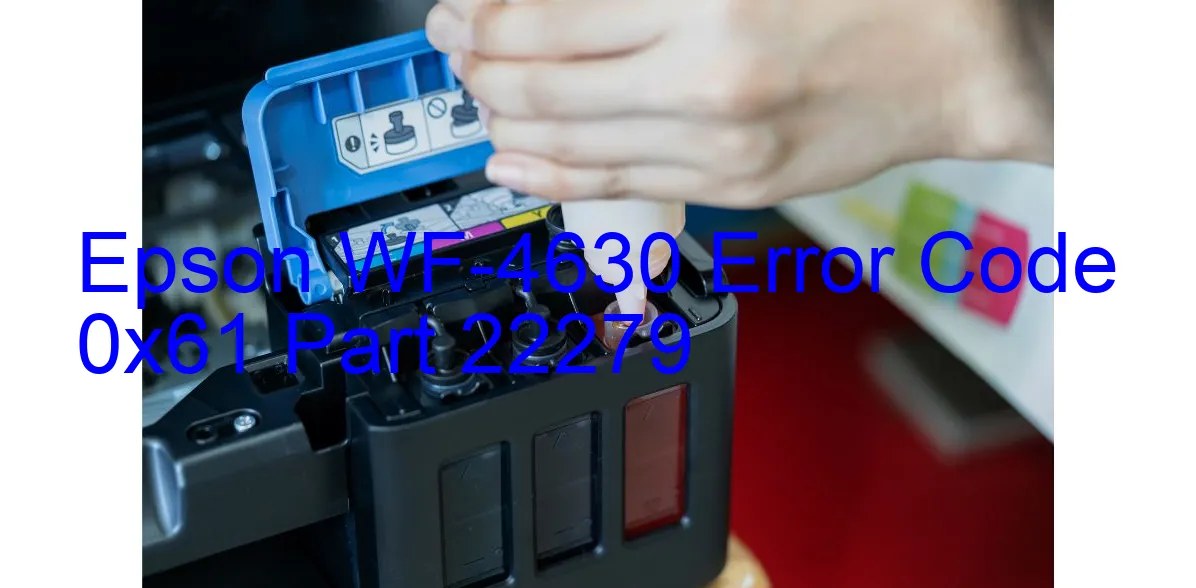 Epson WF-4630 Codice di errore 0x61