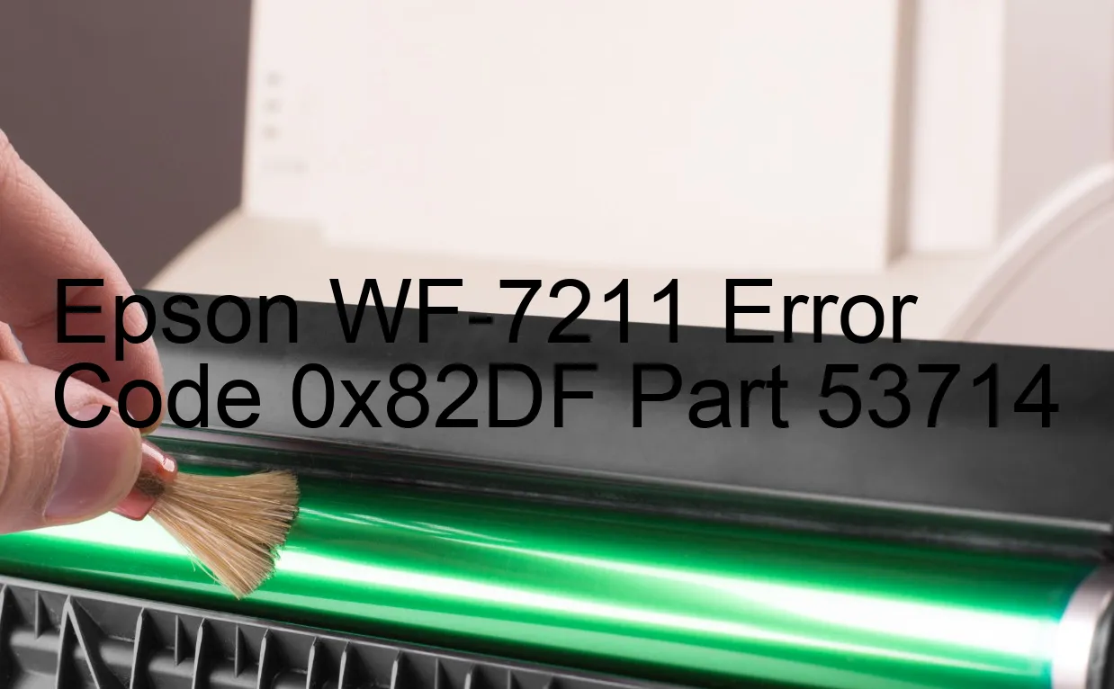 Epson WF-7211 Codice di errore 0x82DF